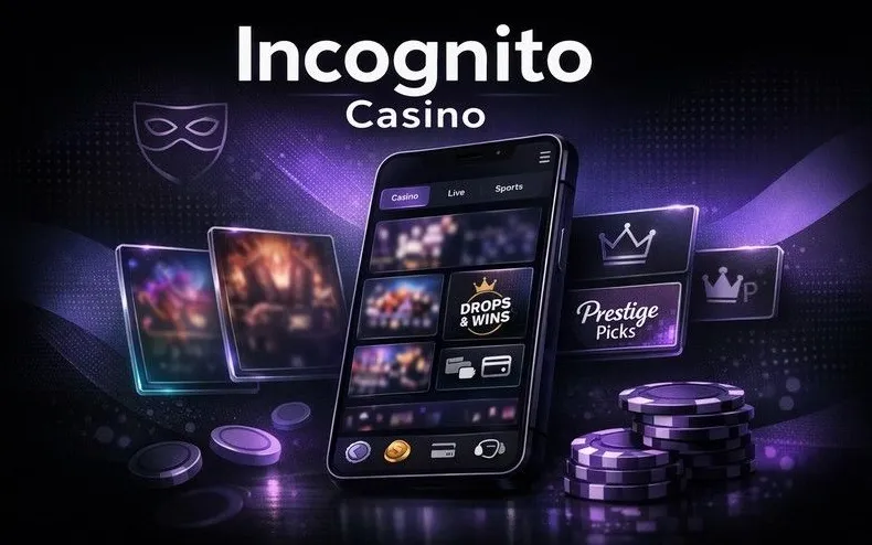 Incognito Casino home hero banner