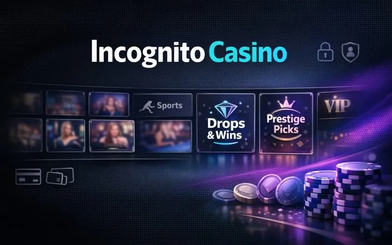 Incognito Casino home hero banner